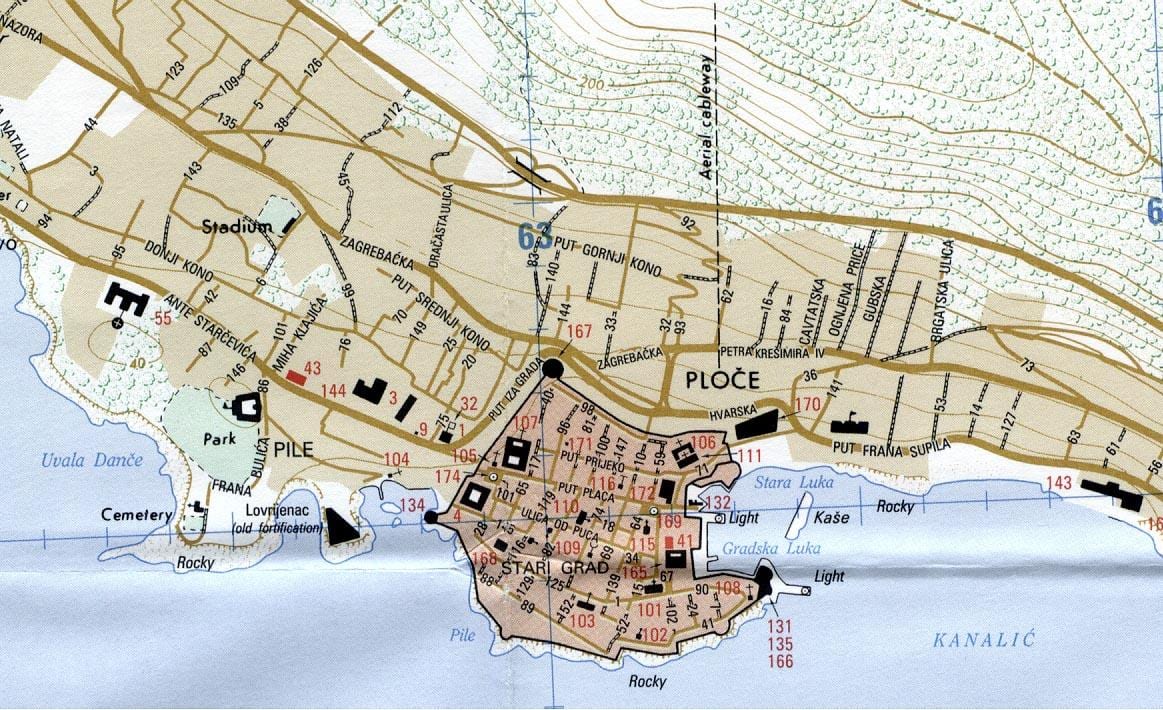 kaart van rijeka kroasië