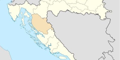 Senj kroasië kaart